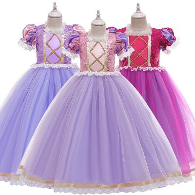 China Cosplay cartoon costume summer children's princess girls dress carnival birthday fancy dress dress for sale