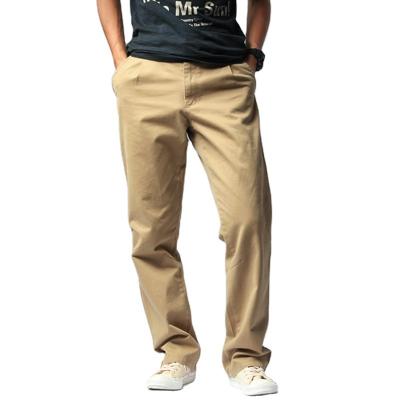 China Anti-pilling Spring And Autumn Thick Casual Pants Loose Plus Size Men's Cotton Trousers Overall for sale