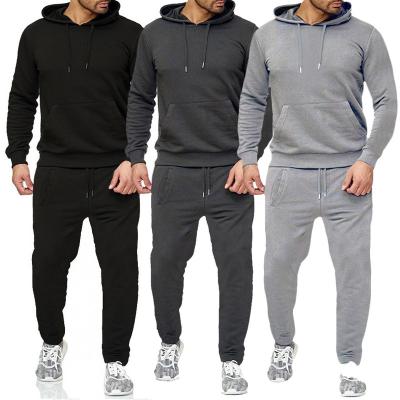 China Hot Sale Wholesale Men's Logo Sweatshirt Breathable Loose Empty Hooded Men Sweatsuit Customized Logo Sweatshirt Suit for sale