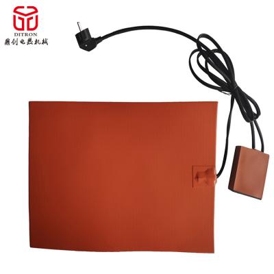 China Silicone Rubber Heater Heat Transfer Heater Square Heater With Thermal for sale