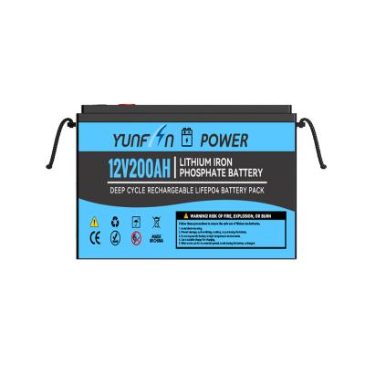 China 6ah-300ah 12V 24V LiFePo4 Battery Pack Solar Energy Storage RV for sale