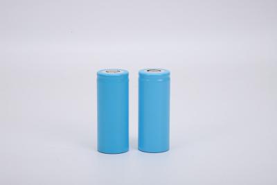 China Blauwe cilindrische batterijcellen 45 g oplaadbare LiFePO4 batterij Te koop