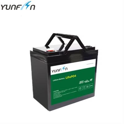 China 12V 40Ah Lithium Ion Solar Battery Backup RV Golf Cart Lifepo4 Chargeable Battery for sale