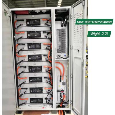 China 215KWh LiFePo4 Battery 100KW Outdoor BESS Cabinet with Liquid Cooling and 2.2T Rated Power for sale