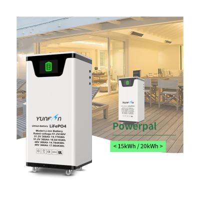 China 15KWH LiFePo4 Solar Energy Storage Battery Household Large Capacity 51.2V 300Ah for sale