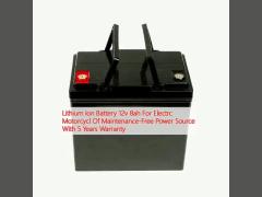 Lithium Ion Battery 12v 8ah For Electrc Motorcycl Of Maintenance-Free Power Source With 5 Years Warranty