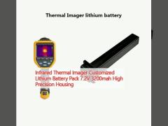 Infrared Thermal Imager Customized Lithium Battery Pack 7.2V 3200mah High Precision Housing