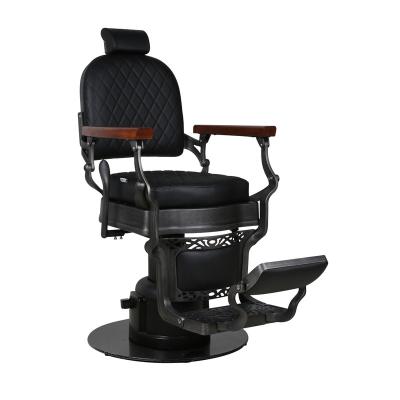 China EUROPEAN Retro Salon Chair Hair Salon Furniture Electric Beauty Barber Chair for sale