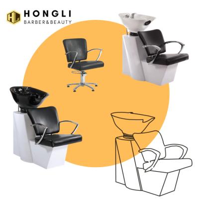 China Super Comfortable Bundle Salon Furniture Salon Furniture Extended Hair Dresser Barber Chair For Barbershop for sale