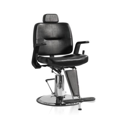 China Traditional Black Reclining Hairdressing Beauty Salon Chair Hair Salon Furniture for sale