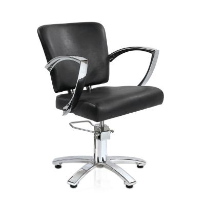 China Traditional Black Salon Barber Hairdressing Hair Styling Styling Chair Furniture for sale