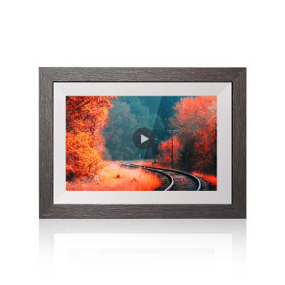 China Wifi Home Furnishing Decoration Touch Screen Digital Photo Frame Usingwin 10 inch digital GIF picture frame with IOS android wifi for sale