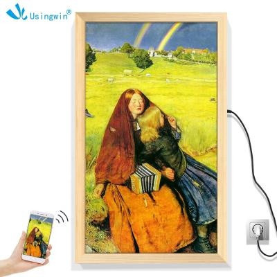 China Wifi Usingwin 32 inch app controlled electric photo frame for memories with cloud storage usb rj45 made in china USW32 for sale