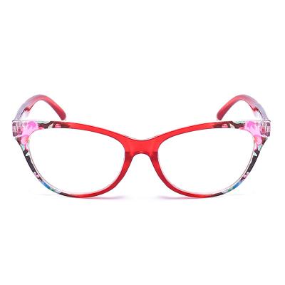 China Fashion Cheapest Awesome Colorful Wholesale Thin Cateye Trendy Cat Eye Reading Glasses for sale