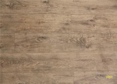 China Unilin-Click Lock Floating Oak Laminated Flooring with Wood Grain EIR Finish for sale