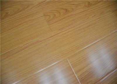 China Golden Oak Laminate Flooring Kitchen Waterproof U Bevel HDF Anti-resistance for sale