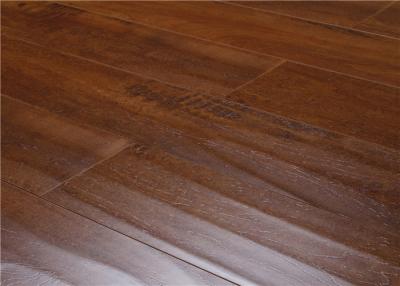 China Eco Indoor Distressed Wood Laminate Flooring ,  Recycle Hardwood Floor Covering for sale