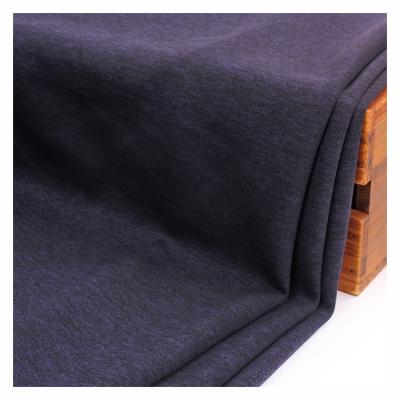 China Direct Manufacturer Polyester Heather Scuba Fabric Yarn Dyed Tear-Resistant Stretch Sound Air Layer Spacer Knitted Fabric For Active Wears for sale