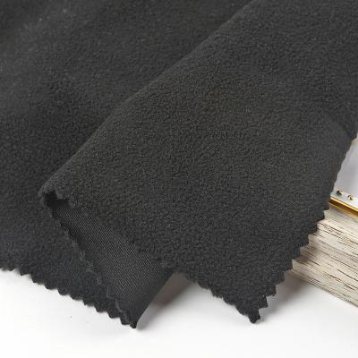 China Manufacturer Shrink-Resistant Knitting 100% Polyester Microfiber PK Brushed Fleece Fabric Hacci Pique Thermal Velor For Hoodie Outerwear for sale