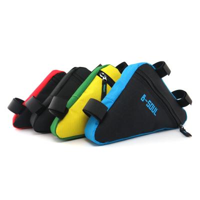 China Bicycle Cycling Mountain Bike Mountain Bike Cylinder Saddle Triangle Triangle Outdoor Cycling Waterproof Bag for sale