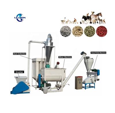 China High Efficiency Low Cost Animal Feed Machinery Poultry Heater Animal Feed Pellet Making Line for sale