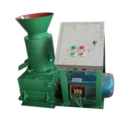 China Factory 300-400KG/H Flat Die Small Animal Feed Pellet Machine Livestock Poultry Feed Pellet Making Machine for sale