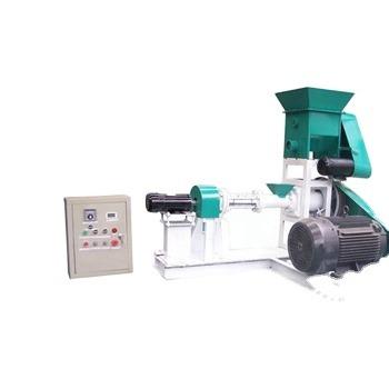 China factory simple structure fish feed pellet making machine extruder for farm floating pellet machine fish feed for sale