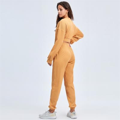 China Factory wholesale breathable fitness clothing yoga bra and pants suit body modification sports tops and sexy yoga pants suit for sale