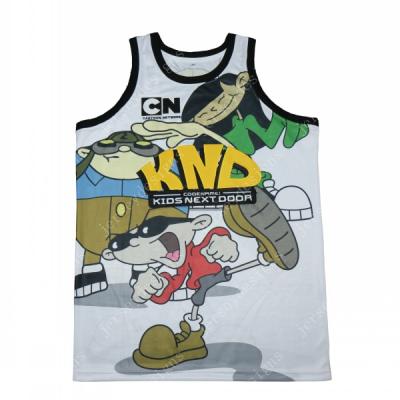 China Breathable Men's Codename Kids Next Door #5 Knd TV Basketball Jersey Stitched for sale