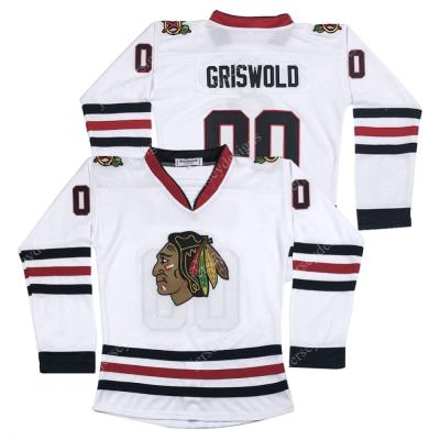 China Shirts & Wholesale Top Women's #00 Clark Griswold Christmas Holiday Movie Lady Hockey Jersey White Stitched for sale