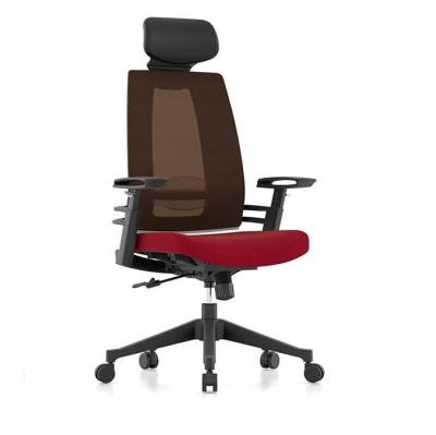 China High Back Ergonomic Executive Computer Mesh Office Chair Height (Height) Adjustable Taiwan Quality with Adjustable Armrests Lumbar Headrest for sale