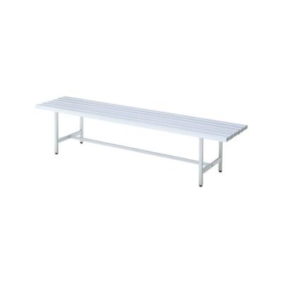 China High Quality Modern Aluminum Outdoor Garden Bench Public Backless Chair Made in Taiwan for sale