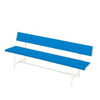 China Taiwan Manufacturer High Quality Modern Style Outdoor Multifunctional Public Resin Plastic Metal Frame Bench for sale