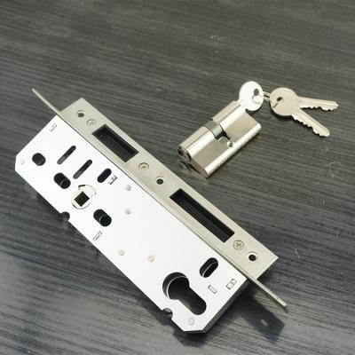 China UNIT Profile Door Magnetic Lock Euro Magnetic Lock Door Hardware Set MG9210-35 2PCS SET for sale