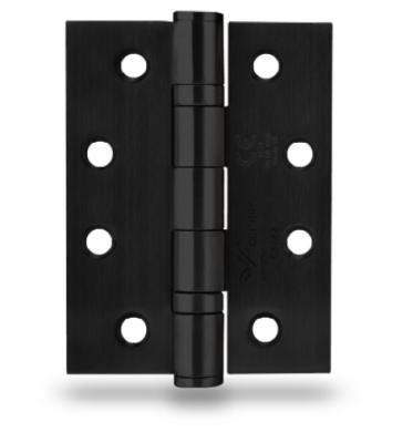 China Modern Unit HB403030-BK 4 Inch Door Hinges Brass Material Door Hinge Hardware Door Hinge for sale