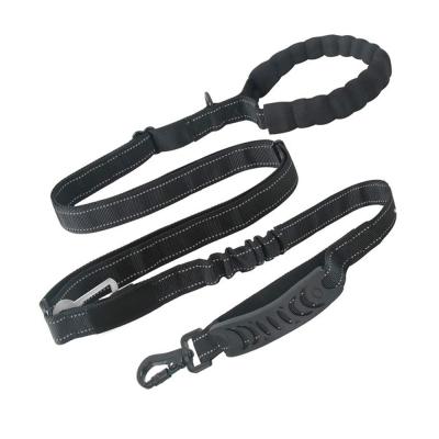 China Reflective Dog Leash With Car Plug Reflective Dog Leash Chain Dog Leash Damping Outdoor Pet Products for sale