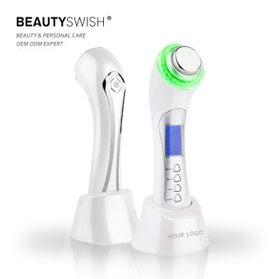 China OEM Multifunctional Facial Beauty Device Blood Vessel Removal Handheld Ultrasonic Facial Massager Peel Tighten Beauty Ultrasonic Massager for sale