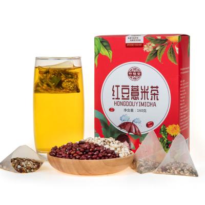 China Tea Drinks Bean Coix Tea Rice Bean Tea Triangle Bag Red Flower Nectar for sale