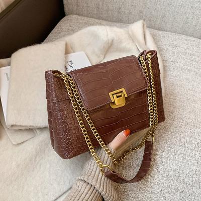 China High quality women's new fashion cross-body retro small bag chain network soft popular small square bag red for sale