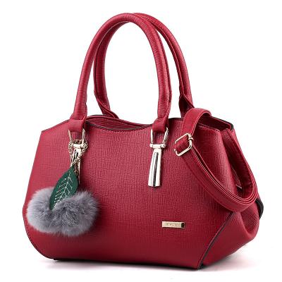 China High Quality Spring Brand Luxury Famous Women's Cross - Body Bags Hair Ball Travel Tote Bag Pendant Casual Use Handbags for sale