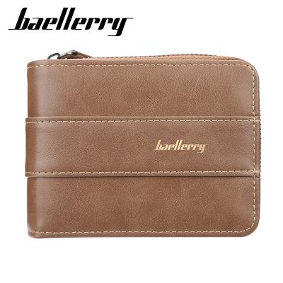 China Baellerry New Design Designer Waterproof Wholesale Purses Coin Purse PU Leather Men's Short Wallets for sale