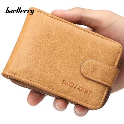 China 2021 Hot Selling Leather Men's Wallet Money Pocket Wallets Short Cheap Men's Slim Wallets Waterproof for sale