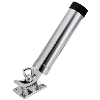 China 316 Stainless Steel Manufacturer 316 Stainless Steel Top Clamp On Boat Adjustable Fishing Rod Holder for sale