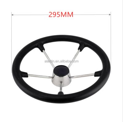 China 316 stainless steel steering wheel for boat steering wheel set usb marine marine steering wheel for sale