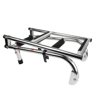 China 316 Stainless Steel Hot Sale Marine Grade Stainless Steel Boat Folding Ladders For Boat Yacht for sale