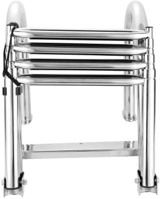 China 316 Stainless Steel Marine Hardware 316 Marine Chain Heavy Duty Folding 4 Step Ladder for sale