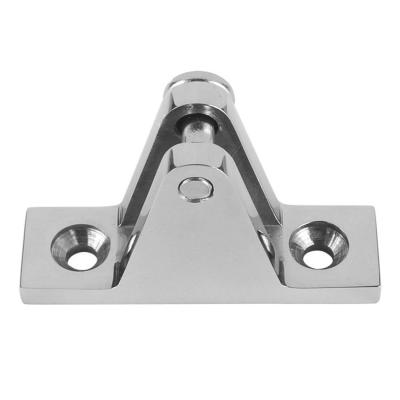 China 316 Stainless Steel Boat Accessories Deck Hinge 316 Bimini Deck Hinge 90 Degree for sale