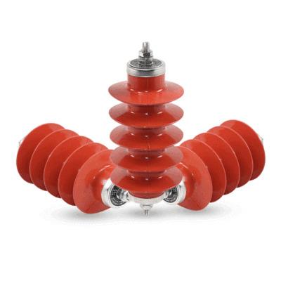 China Insulation Protection YH10W-12 11kv Polymer ZnO Lightning Arrester Surge Arrester IEC 60099-4 for sale