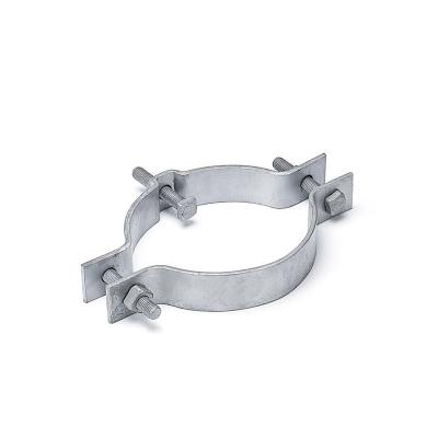 China ADSS Cable OPGW Cable L&R Hot Dip Galvanized Steel Electric Power Pole Clamp for sale