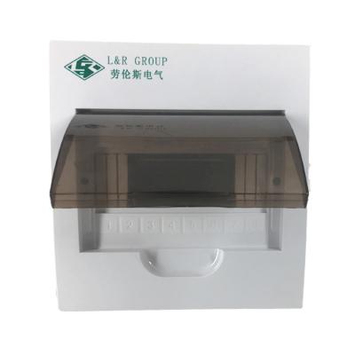 China Convenient Home Use L&R Loops MCB Enclosure 8 DB Box MCB Electrical Box for sale